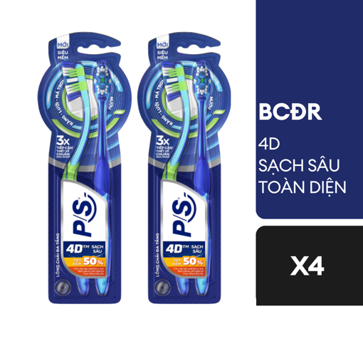 Ảnh của Combo 2 BCĐR P/S 4D Sạch sâu toàn diện bộ 2