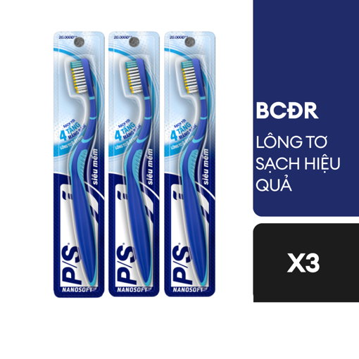 Ảnh của Combo 3 BCĐR P/S Lông Tơ Sạch Hiệu Quả, Loại Bỏ 4 Tầng Mảng Bám