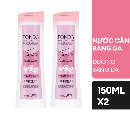 Ảnh của Combo 2 Nước hoa hồng Pond's Bright beauty 150ml