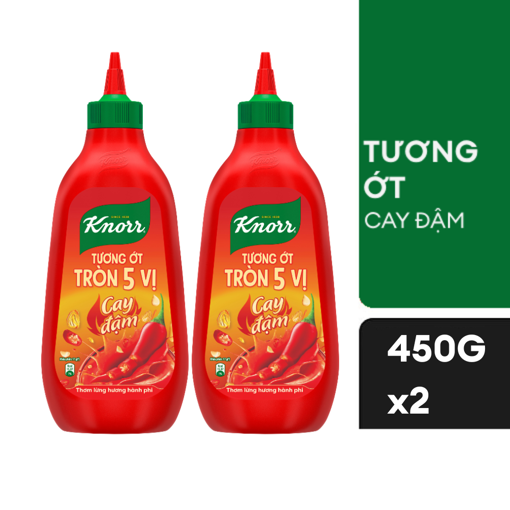 Ảnh của [HSD: 26/11/25] Combo 2 Tương ớt Knorr Cay đậm 450g