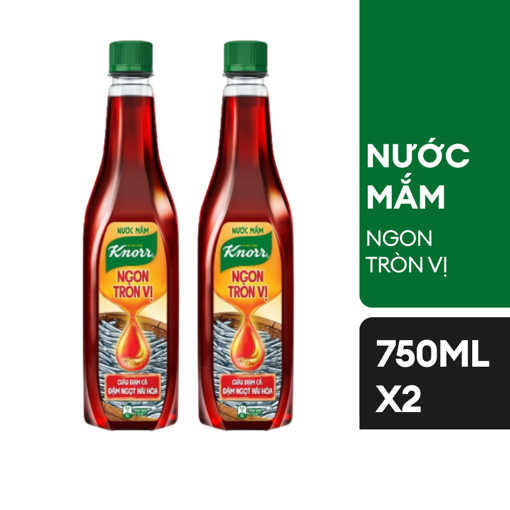 Ảnh của Combo 2 Nước mắm Knorr Ngon tròn vị 750ml