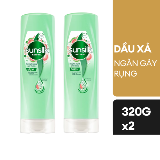Ảnh của Combo 2 Dầu xả Sunsilk Natural Dưỡng Ngăn Gãy Rụng 320g