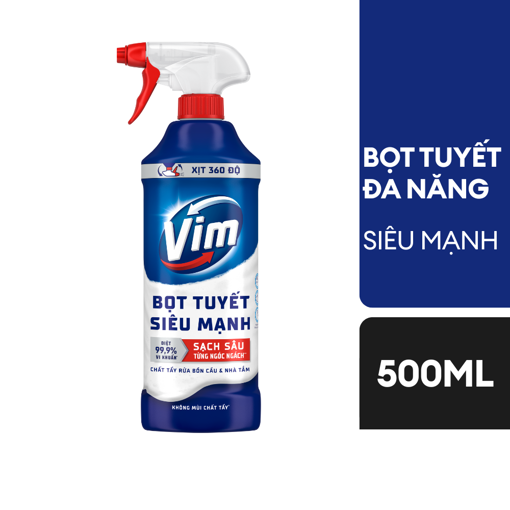 Ảnh của Bọt tuyết Đa năng Vim Tẩy bồn cầu và Nhà vệ sinh 500ml
