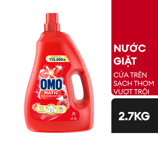 Ảnh của Nước giặt OMO Matic Sạch Thơm Vượt Trội 2.7kg