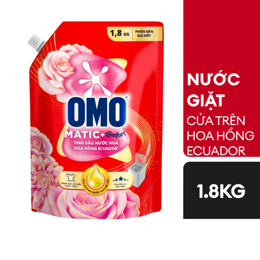 Ảnh của Nước giặt OMO Cửa trên Hoa Hồng Ecuador 1.8kg