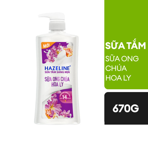 Ảnh của Sữa tắm Hazeline Sữa Ong Chúa Hoa Ly 670g