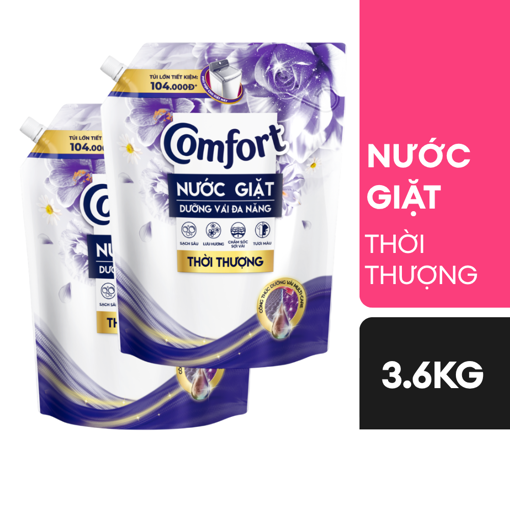 Ảnh của Combo 2 Nước giặt Comfort Dưỡng Vải Thời Thượng 3.6kg