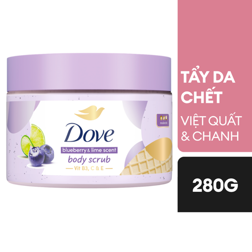 Ảnh của Tẩy da chết Dove hương Chanh & Việt Quất 280g