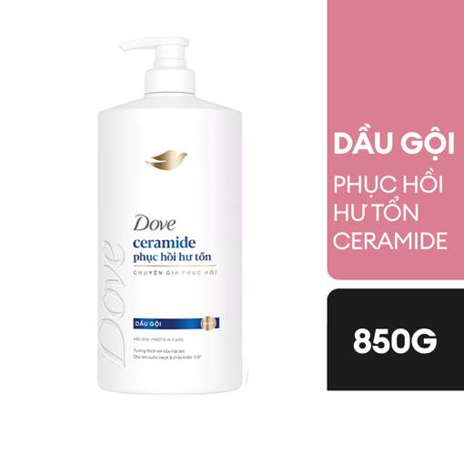 Ảnh của Dầu gội Dove Ceramide Phục Hồi Hư Tổn 850g