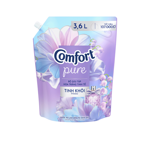 Ảnh của Nước xả vải Comfort Hoa Trắng Tinh Khôi 3.6l