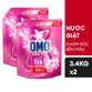 Ảnh của [Sản Phẩm Mới] Combo 2 Nước Giặt Siêu Tốc Chăm Sóc Bền Màu 3.4kg