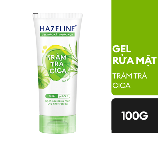 Ảnh của Gel rửa mặt Hazeline Matcha Tràm trà Cica 100g