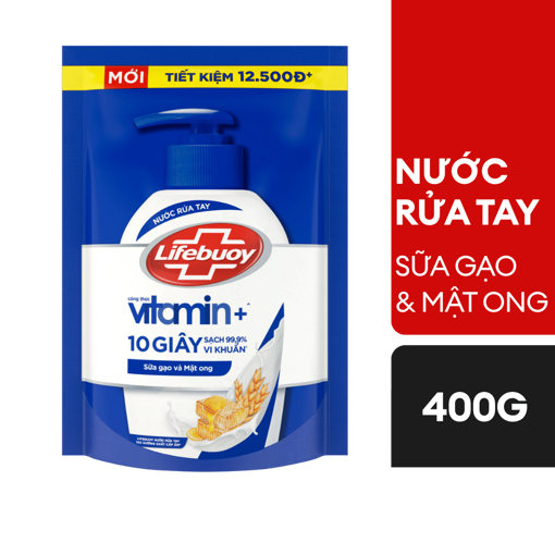 Ảnh của Nước rửa tay Lifebuoy Vitamin Sữa Dưỡng Ẩm 400g