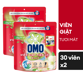 Ảnh của Combo 2 Túi Viên giặt OMO 3trong1 hương Tươi Mát 315g