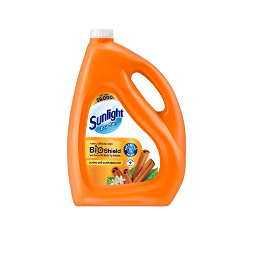 Ảnh của Nước lau sàn Sunlight BIOSHIELD hương Quế & Cam Bergamot 3.4kg