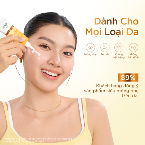 Ảnh của Kem chống nắng SIMPLE cho mọi loại da 40ML