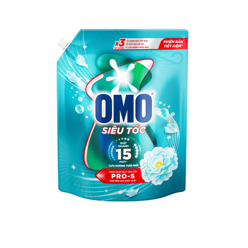 Ảnh của [Sản Phẩm Mới] Combo 2 Nước Giặt Siêu Tốc Lưu Hương Tươi Mới 3.4kg