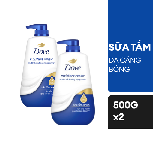 Ảnh của Combo 2 Sữa Tắm Serum Dove Tái Tạo Độ Ẩm 500G
