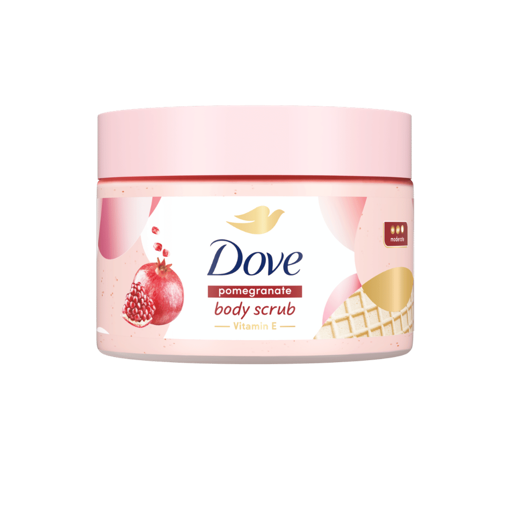 Ảnh của Combo 2 Tẩy Da Chết Dove Dưỡng Ẩm Toàn Thân Hương Lựu Đỏ 280g