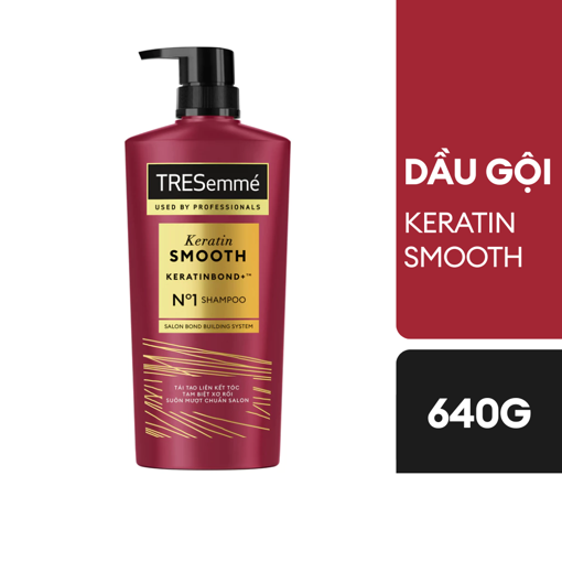 Ảnh của Combo Gội Xả TRESEMME Keratin Smooth Vào Nếp Mượt Mà 640g và 620g