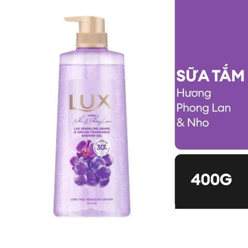 Ảnh của Sữa Tắm Lux Sparkling Phong Lan & Nho 400G