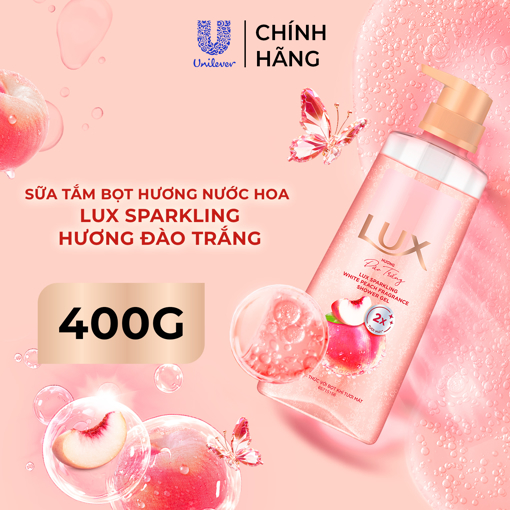 Ảnh của Sữa Tắm Lux Sparkling Hương Đào Trắng 400G