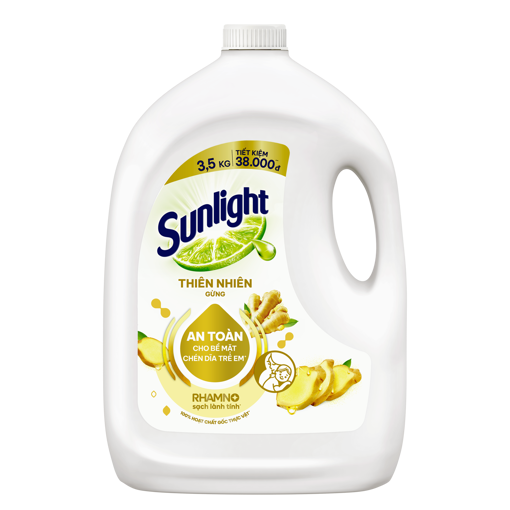 Ảnh của Nước rửa chén Sunlight Thiên nhiên Gừng can 3.5kg