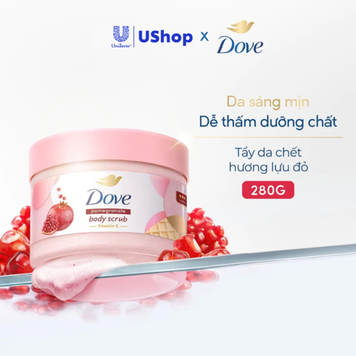 Ảnh của Tẩy da chết Dove Dưỡng Ẩm Toàn Thân hương Lựu Đỏ 280g