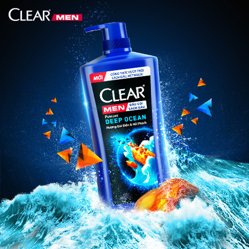 Ảnh của Dầu gội Clear Men Perfume Deep Ocean 840g (Hàng cận date)