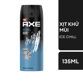 Ảnh của [HSD: 19/02/2027] Xịt ngăn mùi nam toàn thân Axe Ice Chill 135ml